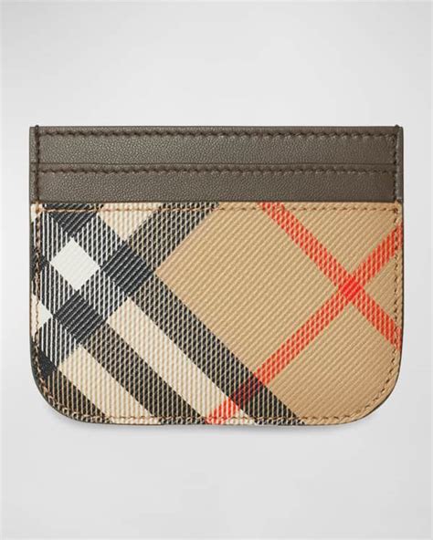 Burberry Somerset Check Card Holder 